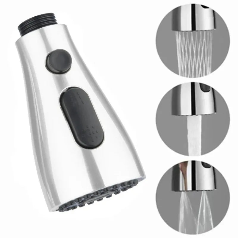 3 in 1 Kitchen Pull Out Faucet Sprayer Nozzle