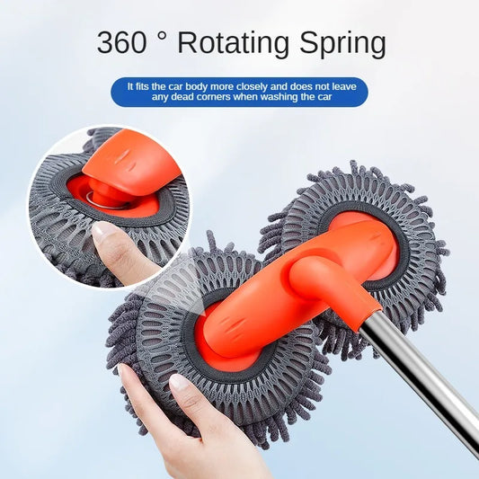 Car Washer Mop – Double Brush Head